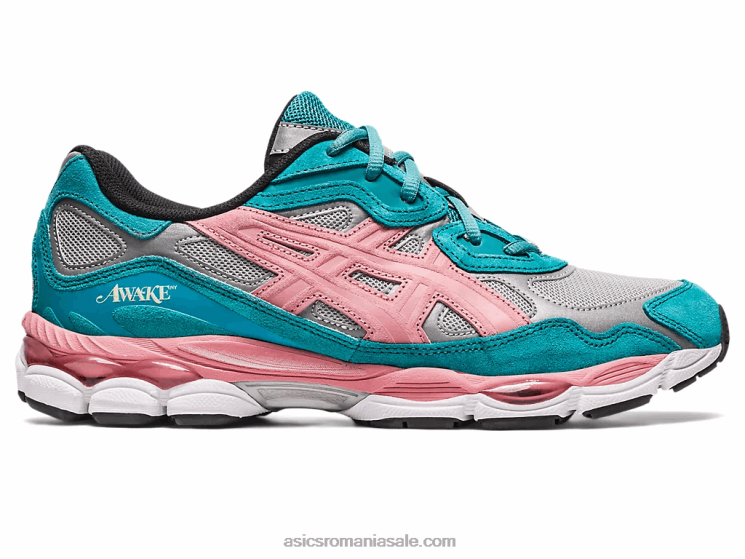 Asics argint pur/ardezie albastră verde treaz ny x gel-nyc ZF464308