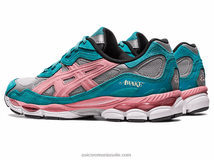 Asics argint pur/ardezie albastră verde treaz ny x gel-nyc ZF464308