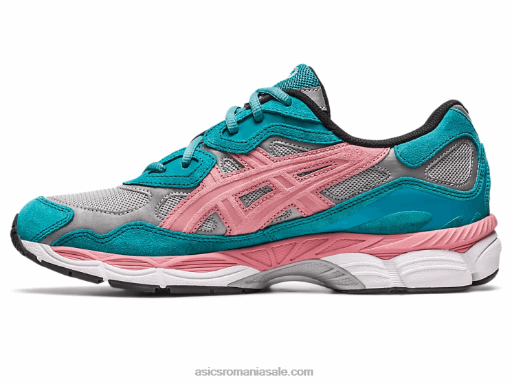 Asics argint pur/ardezie albastră verde treaz ny x gel-nyc ZF464308