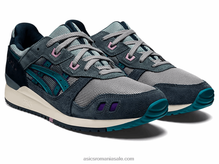 Asics asfalt/verde beril gel-lyte iii og ZF464745