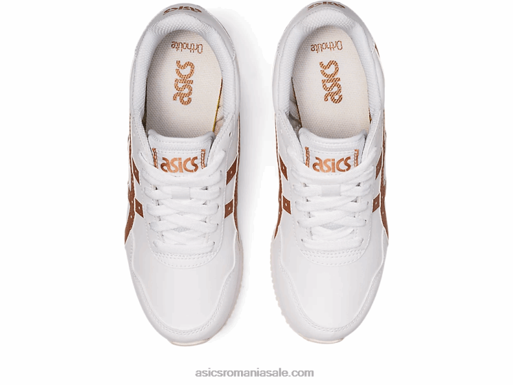 Asics aur alb/roz alergător de tigru ZF4643140