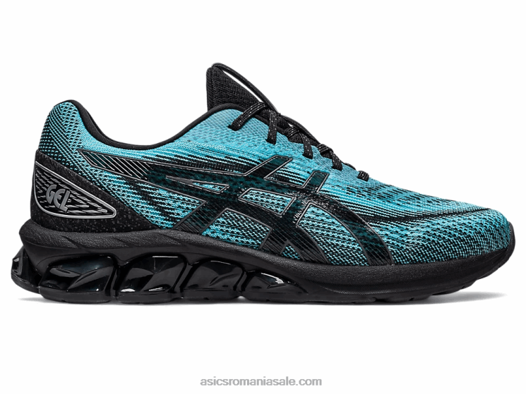 Asics cyan/negru strălucitor gel-quantum 180 vii ZF464132