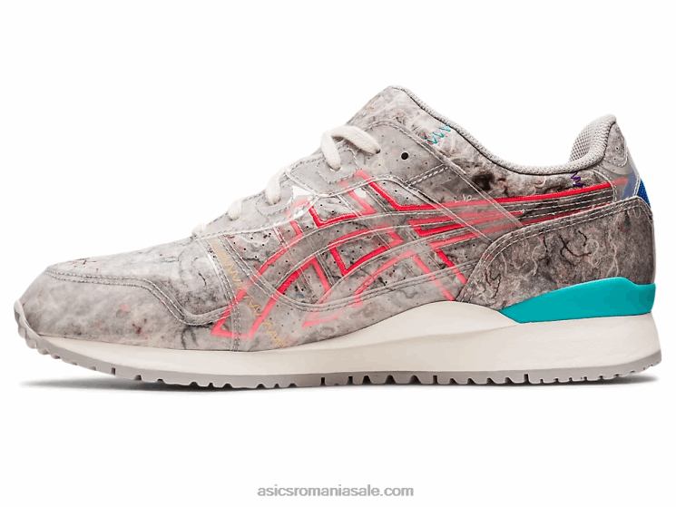 Asics gri stridii/roz diva gel-lyte iii og pâslă reciclată ZF464212