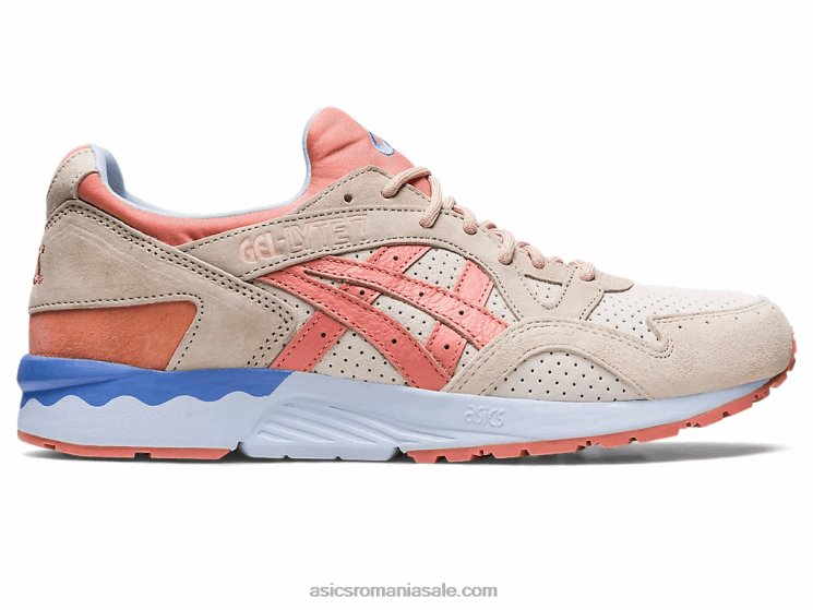 Asics smântână/somon gel-lyte v primăvară în Japonia ZF46461